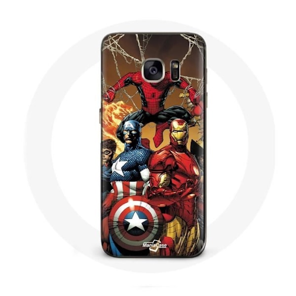 Coque för Samsung Galaxy S7 Edge Avengers invaders Gamla soldater