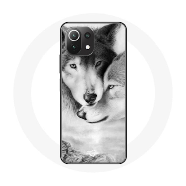 Coque för Xiaomi Mi 11 Lite Loup Duo djur