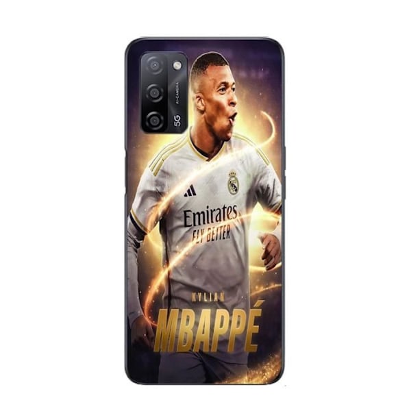Coque Maniacase för Oppo A57 5g Kylian Mbappe Real Madrid Bakgrundsbild