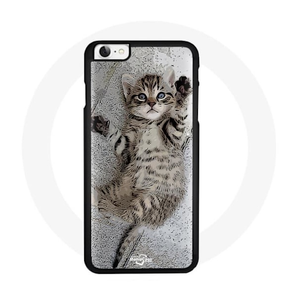Coque för Iphone 8 Grå Bengal kattunge