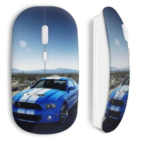 Trådlös Mus Blue Mustang Bil