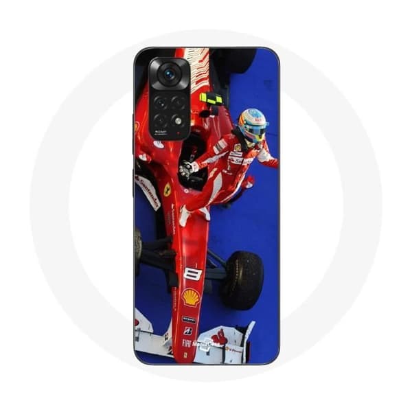 Coque Xiaomi Redmi Note 11S Formula 1 Fernando Alonso Formula 1 kuski Punainen