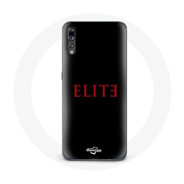 Coque för Huawei P20 Pro Elite Säsong 5 Logotyp Röd Svart Bakgrund