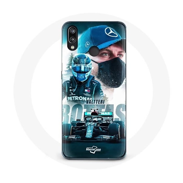 Coque - Huawei - P20 Lite - Formel 1 - Valtteri Bottas - Svart - Flexibel Svart