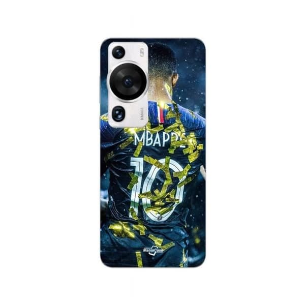Coque - Maniacase - Huawei P60 Pro - Kylian Mbappe - Blød - Sort