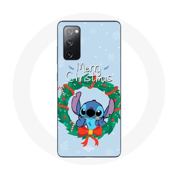 Coque för Samsung Galaxy S20 FE Stitch snö glad jul blå
