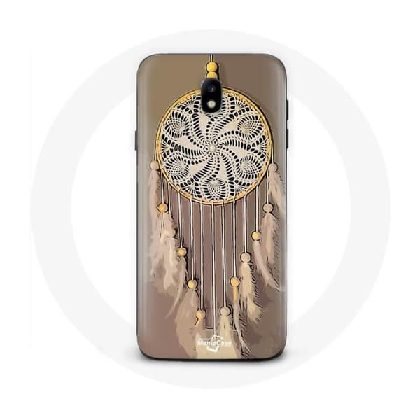 Samsung Galaxy J3 2017 Etui Drømmefanger brun Drømmefanger