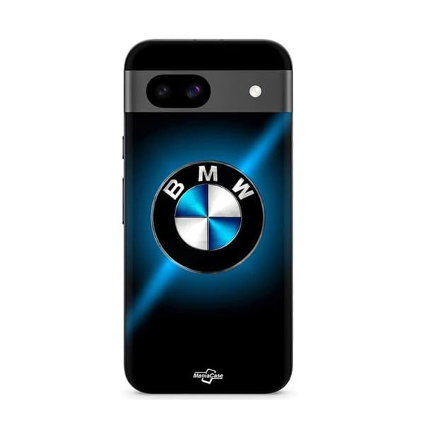 Telefoncover - MANIACASE - Google Pixel 8a - BMW-logo - Sort - Blød - Blank svart