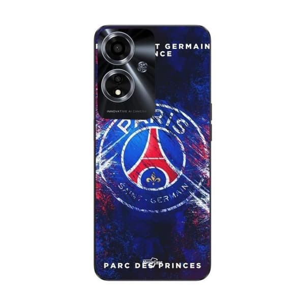 Coque - MANIACASE - Oppo A59 5G - Sort - Paris Saint Germain - Fleksibel