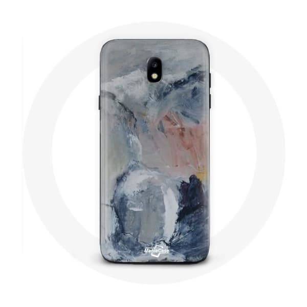 Cover til Samsung Galaxy S5 Abstrakt grå tekstur