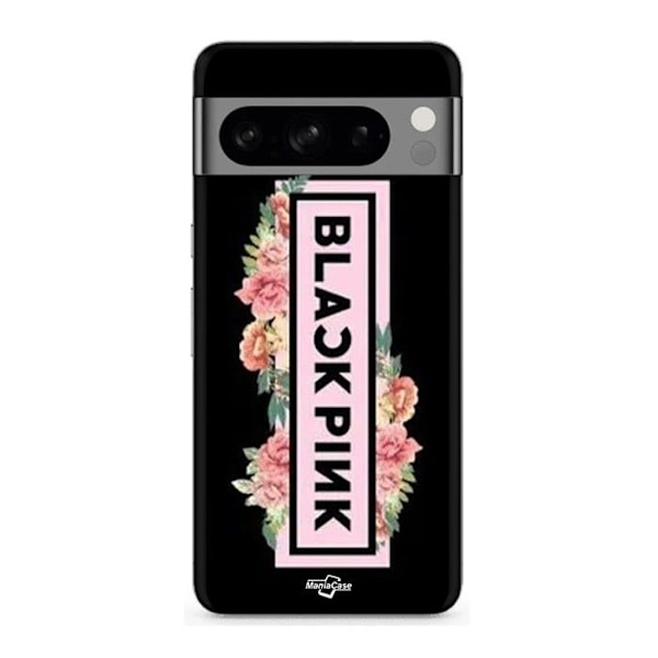 Coque - MANIACASE - Google Pixel 8a Pro - Mjuk - Svart - Mönster Blackpink Konsert Paris Svart