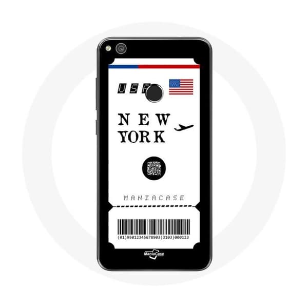 Cover til Huawei P8 Lite 2017 Flybillet New York