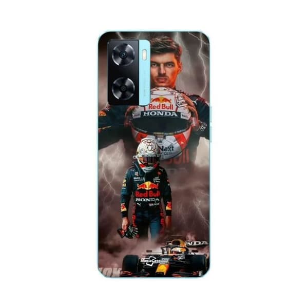 Coque - MANIACASE - Oppo A57s 4G - Svart - Formel 1 - Mjuk