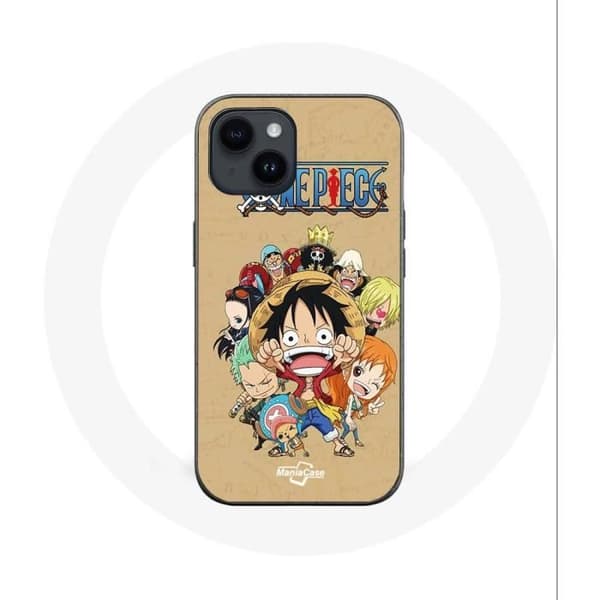 Coque Maniacase til Iphone 14 One Piece Manga Straw Hat Crew