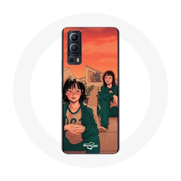 Coque Vivo Y72 Squid Game Kang Sae Byeok Nummer 067 Och Ji Yeong Nummer 240