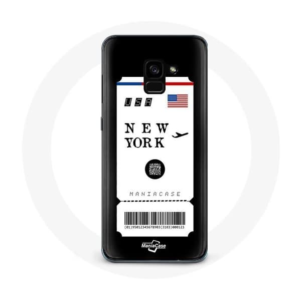 Cover til Samsung Galaxy A8 Plus Flybillet New York