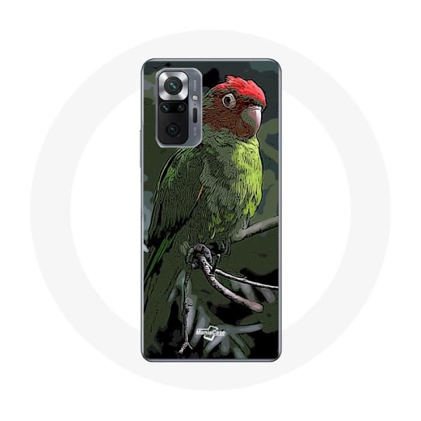 Skydd för Xiaomi Redmi Note 10 Pro Pionus Papegoja Röd Grön