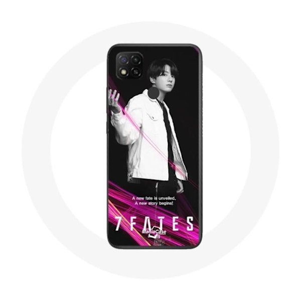 Telefonfodral för Xiaomi Redmi 9C Bangtan Sonyeondan 7 Fates Chakho med BTS Jungkook konceptfoto