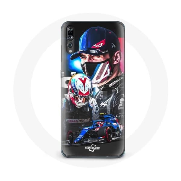 Cover - Huawei - P20 Pro - Formel 1 - Esteban Ocon - Blød - Sporty