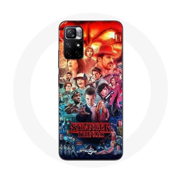 Coque Redmi Note 11 5G Stranger Things Teaser Sæson 4 Plakat Karakterer Kunst