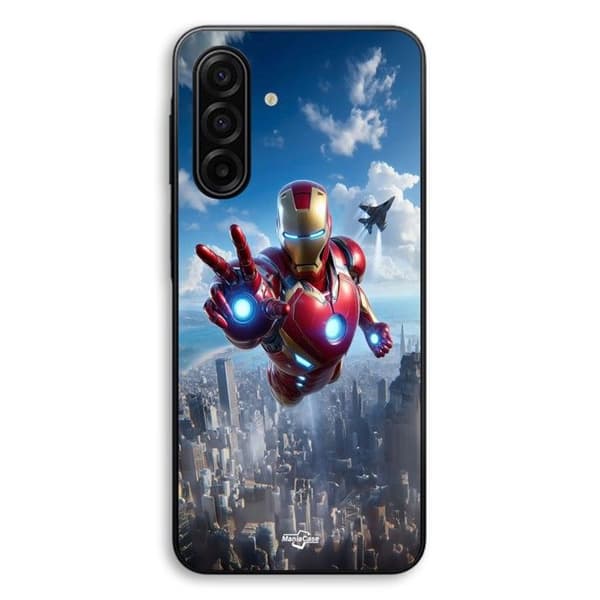 Skydd för Samsung Galaxy A57 Iron Man Attack Maniacase Svart