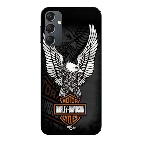 Coque - Harley Davidson - Samsung Galaxy A24 - Silikon - Mjuk - Älg Logotyp