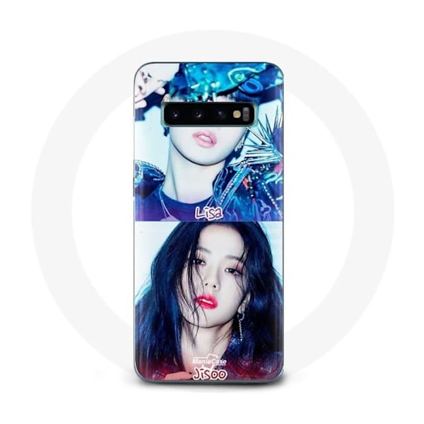 Coque för Samsung Galaxy S10 Blackpink K-pop-grupp Flickor Lisa och Jisoo Lovesick Girls poster albumet