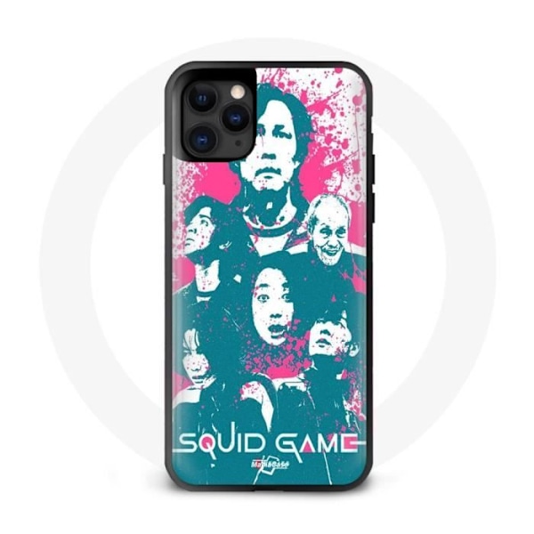 Coque - Maniacase - Iphone 12 mini - Squid Game - Skydd - Mjuk - Svart Svart