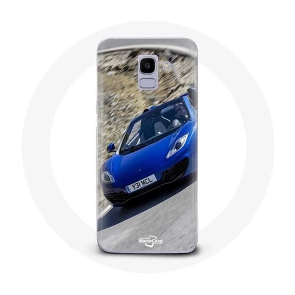 Coque för Samsung Galaxy A6 2018 Formel 1 McLaren Bil Blå