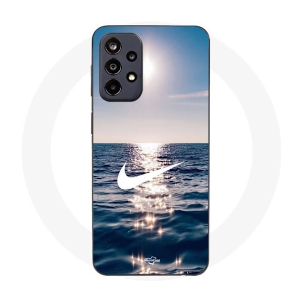 Coque - Maniacase - Samsung Galaxy A33 5G - Nike-logotyp - Vit - Mjuk Vit