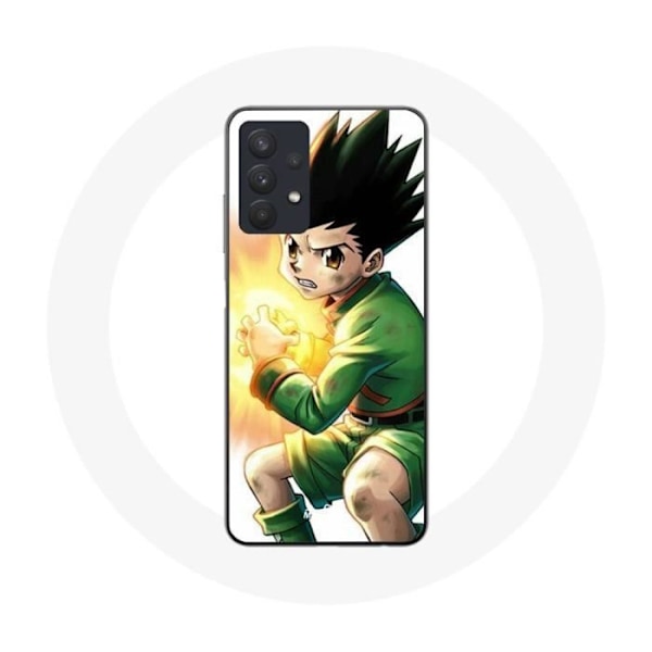 Coque - Maniacase - Samsung Galaxy A32 5G - Svart - Hunter x Hunter - Mjuk svart