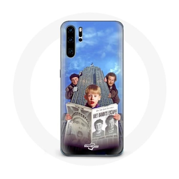 Coque - Huawei - P30 - Blød - Sort - Home Alone