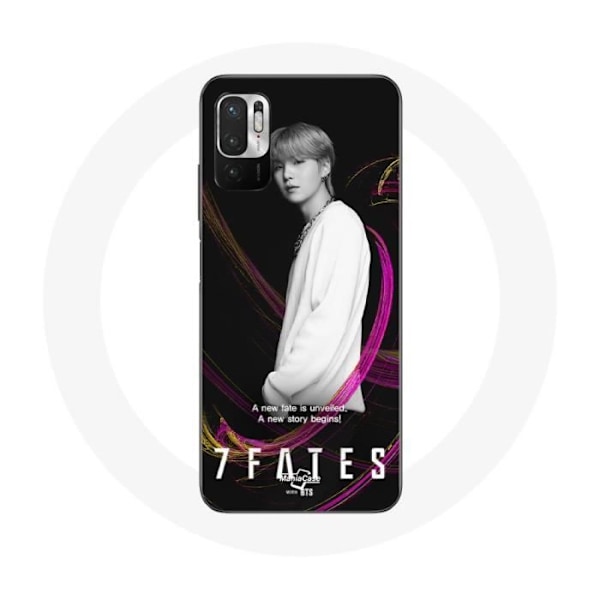 Coque för Xiaomi Redmi Note 10 5G Bangtan Sonyeondan 7 Fates Chakho Med BTS Suga Konceptbild