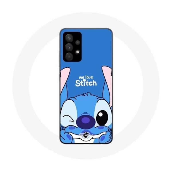 Coque för Samsung Galaxy A13 4G / A13 4G Lite Söt sömnad blå bakgrund