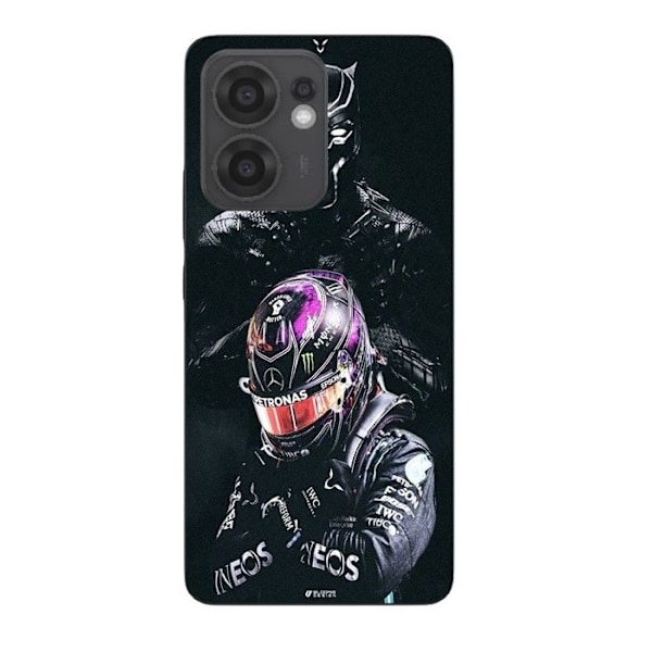 Coque Maniacase för Oppo Reno 13F Lewis Hamilton Black Panther Svart