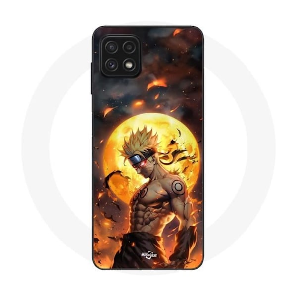 Coque Maniacase för Samsung Galaxy A22 5G mörk naruto måne 3D