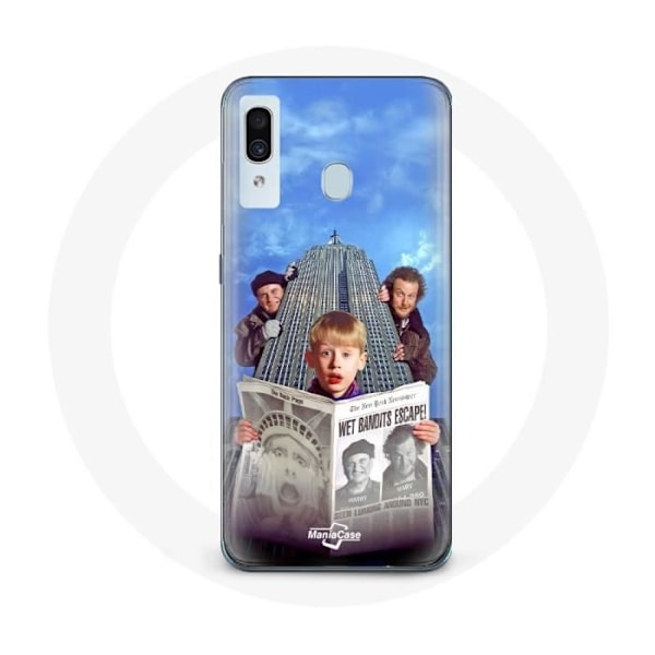 Coque för Samsung Galaxy A40 Hemma Ensam Mamma jag har missat flygplanet igen