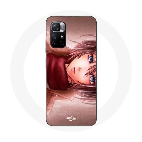 Fodral - MANIACASE - Redmi Note 11 5G - Mikasa Ackerman - Attack on Titan - Mjuk