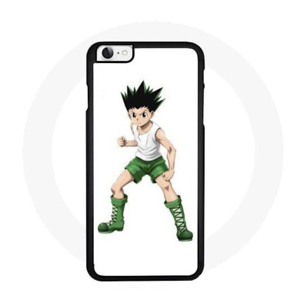 Coque Iphone 4 - Maniacase - Gon Hunter X Hunter - Mjuk - Svart - Anime Design