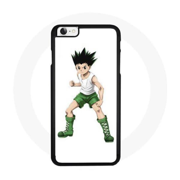 iPhone 4 Cover - Maniacase - Gon Hunter X Hunter - Blød - Sort - Anime Design