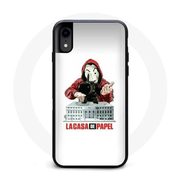 Coque - La Casa De Papel - Iphone XS - Blød - Sort - Unisex