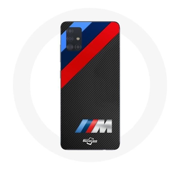 Coque för Samsung Galaxy A51 5G BMW M Logotyp kolfiber