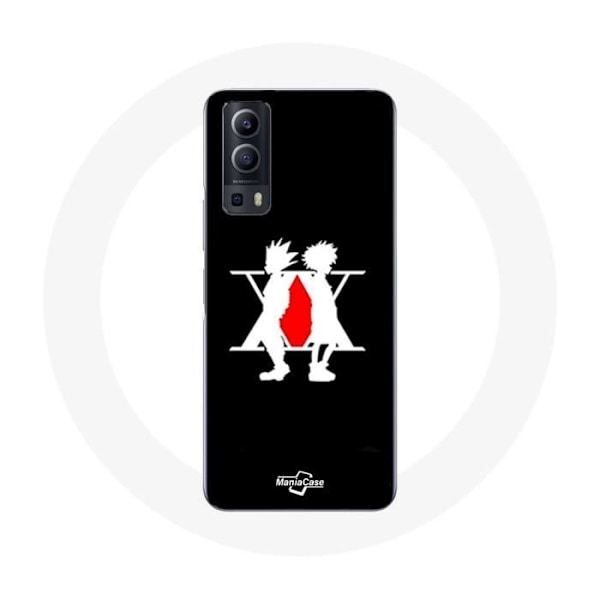 Coque - Maniacase - Vivo Y72 - Souple - Noir - Hunter x Hunter Manga Logotyp Svart