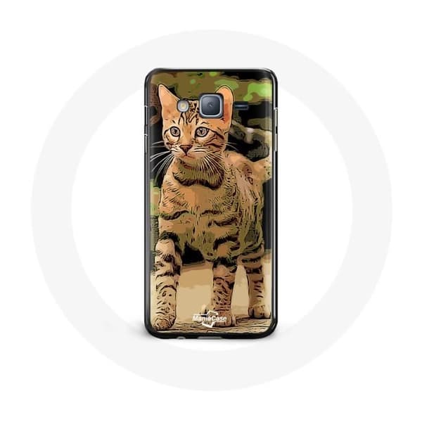 Coque för Samsung Galaxy J5 Bengalras av katttecknat
