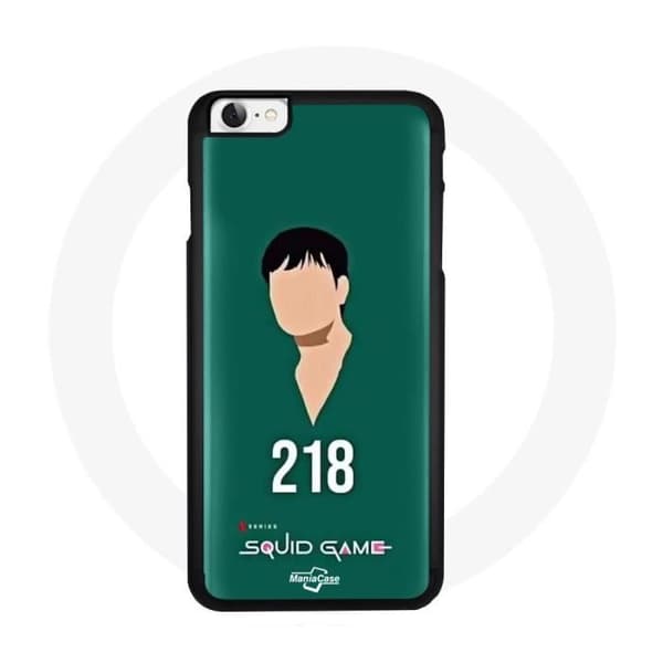 Telefoncover - Squid Game - iPhone 7 - Blød - Design inspireret af serien - Grøn