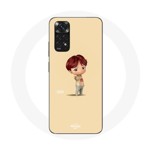 Cover til Xiaomi Redmi Note 11S BTS TinyTAN Animation Suga