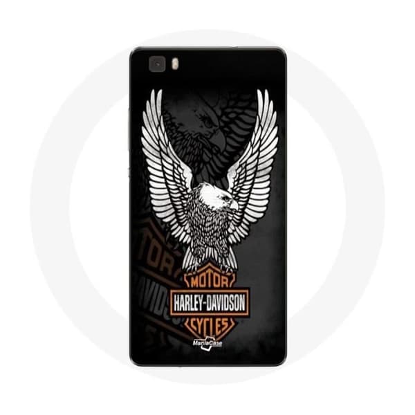Coque för Huawei P8 Harley Davidson örn logotyp