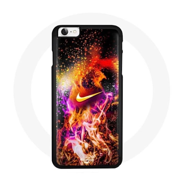 Coque - Nike - Iphone 6 Plus - Färgglad målning - Mjuk - Sportig Flerfärgad