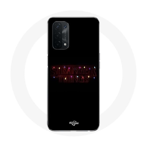 Coque för Oppo A74 Stranger Things Affisch Logotyp God Jul