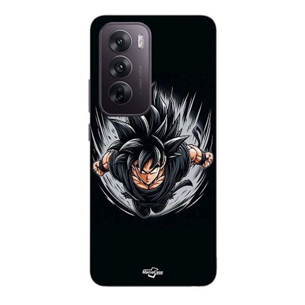 Coque Maniacase För Oppo Reno 12 5g Dragon Ball Black Goku Svart